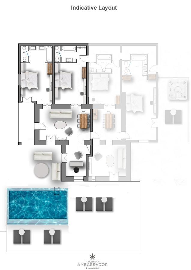 Myconian Ambassador Relais & Chateaux Платис Ялос